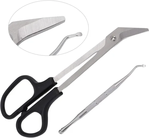 Miniatura 4 de Beauty Scissor - Cortador de uñas de los pies, tijeras de uñas de mango largo y cortaúñas para uñas gruesas, cortaúñas con recogedor de uñas