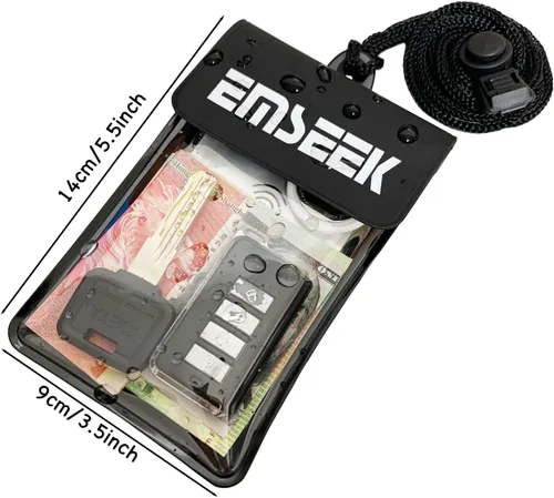 Miniatura 4 de Cartera impermeable impermeable para llave de coche titular de la bolsa de surf seco caso para llaves tarjetas de efectivo ID licencia de conducir