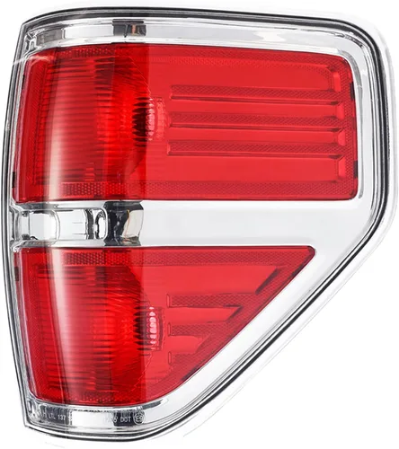 Boine Compatible con Ford F150 F-150 2009 2010 2011 2012 2013 2014 Carcasa de luz trasera derecha para pasajero - Acabado en cromo