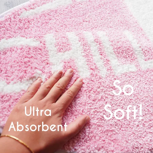 Miniatura 3 de Evovee Alfombra de baño con pastillas, divertida y divertida, bonita decoración de baño, alfombra de ducha para dormitorio, estética, divertida