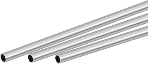 Miniatura 18 de uxcell 6063 Tubo redondo de aluminio 0.315 in OD 0.197 in Diámetro interior 11.811 in Longitud Tubería 3 PC