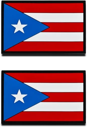 Miniatura 9 de 2 parches de goma de PVC 3D con bandera nacional de Venezuela, material resistente y sólido, parche táctico con emblema venezolano para ropa