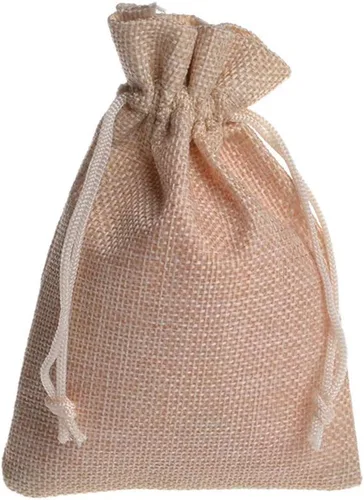 Miniatura 14 de Tvoip Paquete de 30 bolsas de arpillera con cordón, bolsas de regalo para bodas, fiestas y manualidades (morado claro, 4 x 5.5 pulgadas)