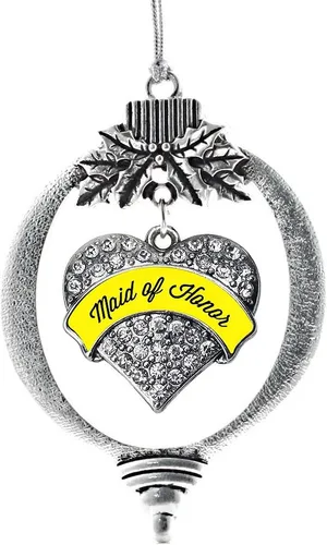 Miniatura 39 de Inspired Silver - Adorno con dije de hermana gemela - Adornos navideños de plata con circonitas cúbicas