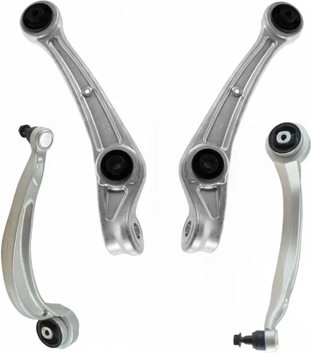 Miniatura 120 de TRQ Brazo de control delantero superior e inferior con rótula juego de 4 piezas compatible con Land Rover Range Rover 2003-2012