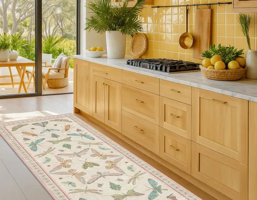 Miniatura 17 de Hazo Haus Alfombra de Baño Bohemia Lavable 2x3, Alfombras Pequeñas para Cocina, Tocador, Puerta Principal Entrada Interior, Antideslizante Pelo Bajo