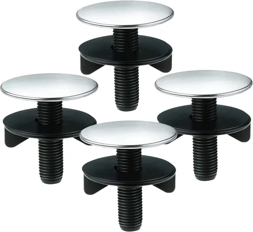 Paquete de 4 cubiertas para agujeros para fregadero, cubierta para orificio del grifo, cubierta para tapón de placa de orificio del grifo,