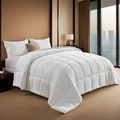 Miniatura 9 de Edredón tamaño King extragrande de 120 x 120 pulgadas, ligero, alternativo al plumón, para todas las estaciones, 8 pestañas en las esquinas, Rosa