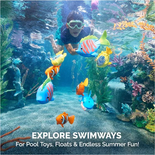 Miniatura 7 de SwimWays Disney Finding Dory Mr. Ray's - Juego de buceo y atrapa, juguetes de baño y suministros de fiesta en la piscina para niños a partir de 5