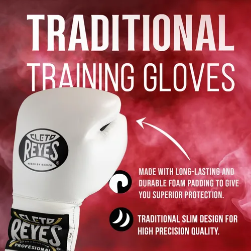 Miniatura 3 de CLETO REYES Traditional Professional-Grade Boxing Gloves with Laces for Training, Sparring and Heavy Punching Bags for Men and Women, MMA
