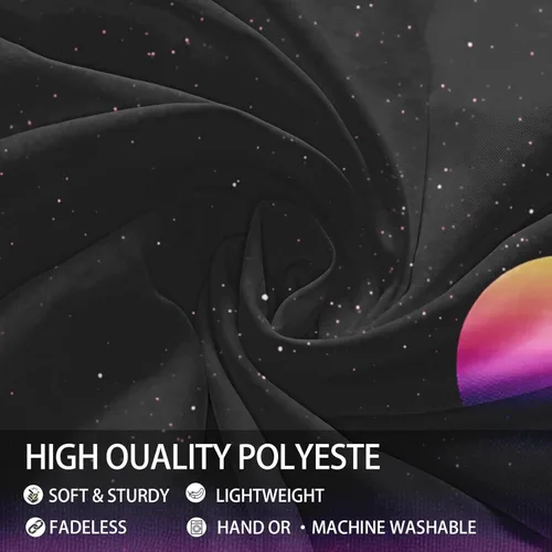 Miniatura 4 de Zpryzmia Blacklight Retro Synthwave Tapestry - Glow in the Dark Abstract Sun Lines Mountain Tapestries Neon Punk Upright Posters Wall Hanging Room