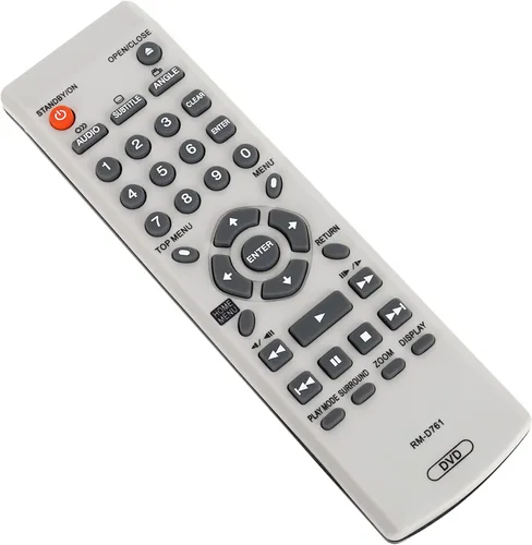 Miniatura 2 de RM-D761 Reemplazo remoto compatible con reproductor de DVD Pioneer DV-490V-K DV-490V-S VXX2800 VXX2914 VXX2913 VXX2865 VXX3216 VXX3217 VXX3218