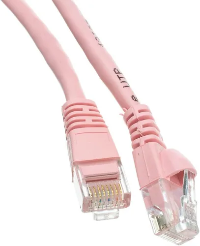 Miniatura 11 de CableWholesale Cable Ethernet Cat6, 24AWG, conector de placa dorada RJ45, 4 pares de cobre trenzado, par trenzado sin blindaje (UTP), cable de Blanco