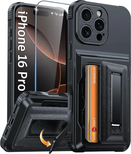 Miniatura 25 de Oterkin Funda tipo cartera para iPhone 17 Pro Max [4-5 tarjeteros] [soporte de soporte] [protección completa de la cámara] [bloqueo RFID] iPhone 17