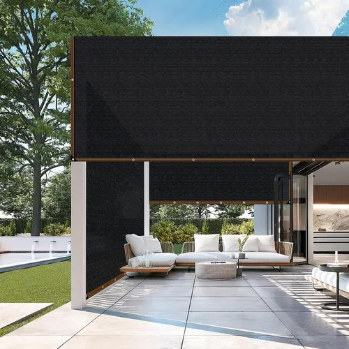 Miniatura 7 de Shade-Cloth - Lona de malla con ojales, 85-90 % para plantas de jardín, 7 x 7 pies, toldo para pérgola al aire libre, patio, flores, césped
