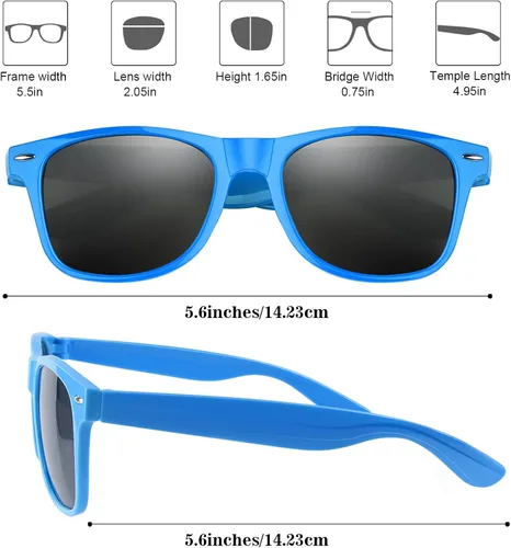 Miniatura 49 de FEPITO Paquete de 24 lentes de sol de fiesta a granel para regalos de fiesta de cumpleaños, rellenos de bolsas de golosinas para playa, piscina