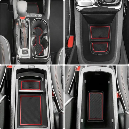 Auovo - Alfombrillas antipolvo compatibles con Chevy Trailblazer 2021, 2022, 2023, 2024, 2025 Trailblazer (LS/LT/Activ/RS) - Forros para portavasos