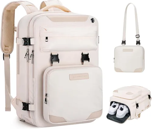 Maelstrom Mochila de viaje para mujeres y hombres, mochila impermeable para laptop de 17 pulgadas, regalo para mochila de trabajo escolar con bolsa