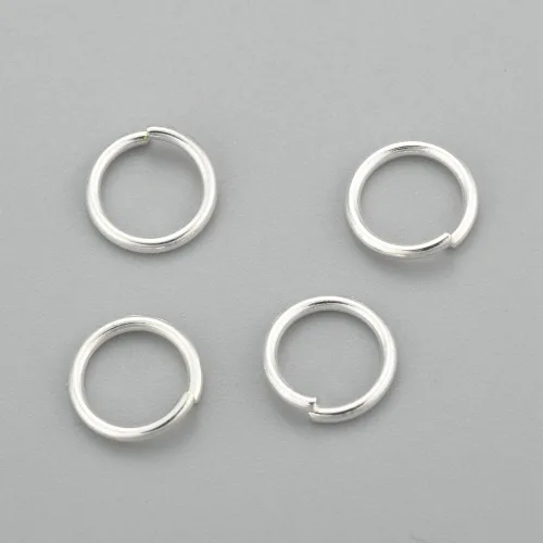 Miniatura 86 de HDSupplies 100 piezas - 4mm de argollas de acero inoxidable 304 de tono negro - Calibre 22 (espesor de 0.6mm)