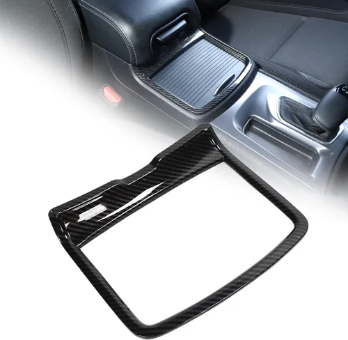 Miniatura 2 de Fydun - Adhesivo de fibra de carbono para decoración interior de automóvil, repuesto para Dodge 2015‑2021