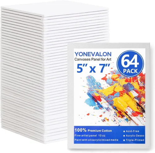 Miniatura 17 de YOURSORTER Lienzos para Pintar Paquete de 28, Tableros de Lienzo de Pintura en Blanco de 11x14 Pulgadas, Paneles de Lienzo de Algodón 100%