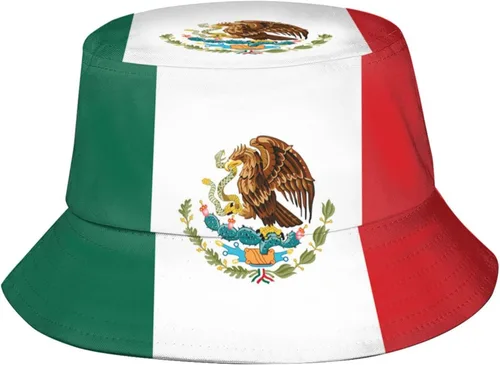 Miniatura 48 de KiuLoam Sombreros de pescador unisex con bandera, sombreros de pescador plegables para exteriores, verano, viajes, senderismo, playa, gorras