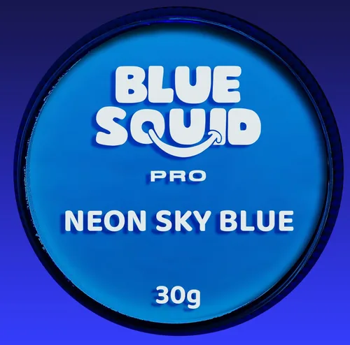 Miniatura 8 de Blue Squid Pintura facial profesional a base de agua para una sola torta, pintura facial y corporal activada por agua, pintura facial para niños