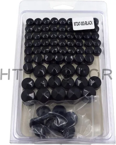 Miniatura 2 de MT247-003-BK Tapas Superiores de Pernos Negros Compatibles con Harley Davidson Dyna Glide Twin Cam 1991-2012