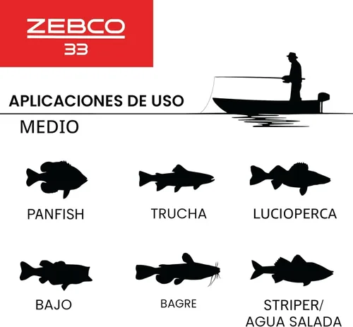 Miniatura 5 de Zebco 33 Spincast Reel and Fishing Rod Combo, 6-Foot 2-Piece Fiberglass Rod with EVA Handle, Quickset Anti-Reverse Fishing Reel with Bite Alert