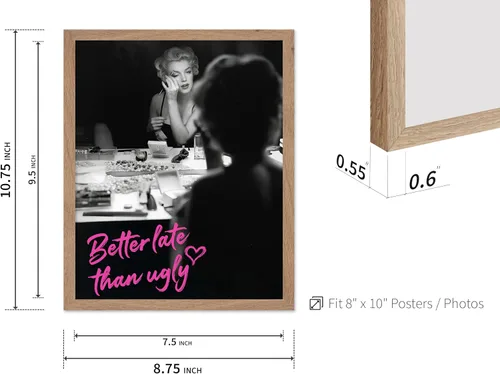 Miniatura 3 de Poster Master Mejor Tarde Que Feo - Póster de Marilyn - Arte Moderno y Pop - Regalo Moderno para Hombres, Mujeres y Fashionista - Decoración
