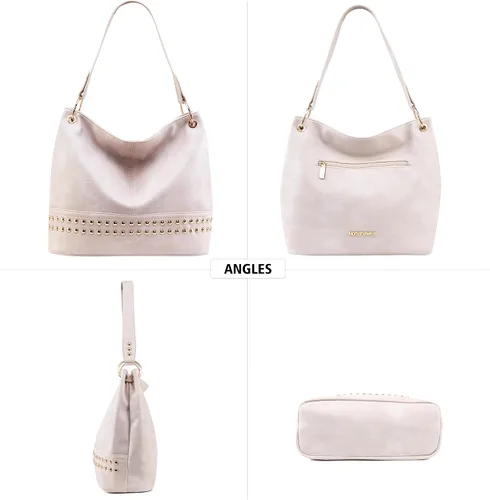 Miniatura 3 de Montana West Monederos para mujer, bolsos de hombro Hobo con cremallera Purses, with Zipper, Purses, with Zipper