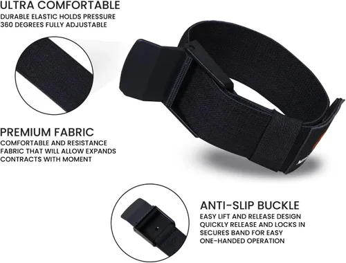 Miniatura 3 de BFR Bandas de oclusión para mujer, restricción del flujo sanguíneo, bandas de entrenamiento para piernas, glúteos y cadera, tela de resistencia