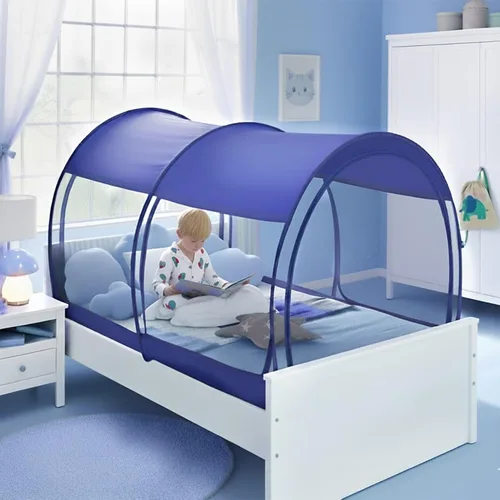 Miniatura 12 de Alvantor Tienda de campaña con dosel para cama, tiendas de campaña de ensueño, espacio de privacidad, tamaño individual, tiendas de campaña