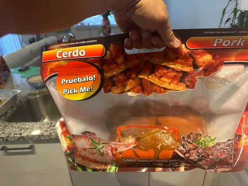 Miniatura 9 de Bolsas para Pernil Paleta de Cerdo Asado o Rostizado, 100 Unidades, Asas Reforzadas, Cierre Ziplock, Libre de BPA, DELI, RESTAURANTE, SUPERMERCADOS
