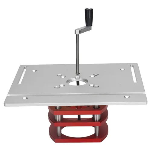 TOPINCN Router, Diseño Estándar Firma Fijación de Aleación de Aluminio de Acero Inoxidable Universal Router Mesa Lfit Manual de Levantamiento para
