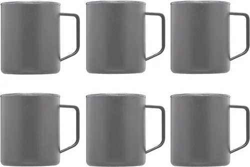 Miniatura 11 de Kenai - Tazas de viaje personalizadas con recubrimiento en polvo, 13.5 onzas, juego de 6, paquete personalizado a granel, doble pared, perfectas