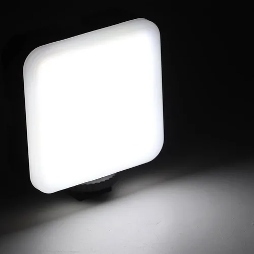 Miniatura 8 de VBESTLIFE Luz de relleno LED con orificio de tornillo de 1/4 pulgadas, luz de relleno de cámara portátil, luces LED de fotografía en cámara