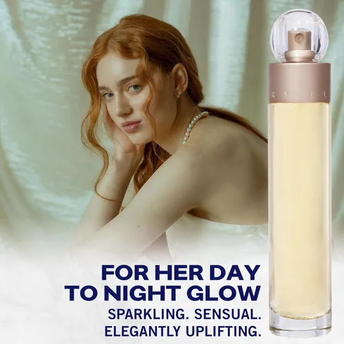 Miniatura 4 de Perry Ellis Eau De Toilette 360° - Espray para mujer, perfume para mujer, fragancia floral ligera y brillante, EDT, aroma de diseñador para ella
