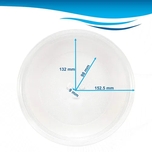 Miniatura 3 de HQRP Bandeja giratoria de vidrio de 12 pulgadas compatible con LG 3390W1G014A 1B71018G LMV1825SB LMV1925SB LMV1975ST LMV2053SB LMV2083ST LMVM1935SB