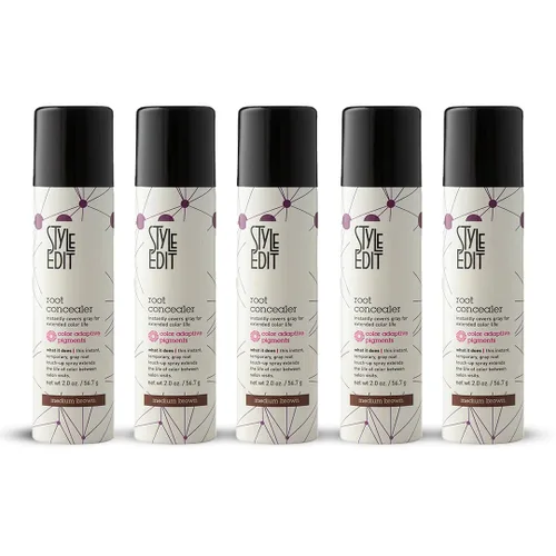 Miniatura 21 de Corrector de raíz marrón medio, spray de retoque para cabello castaño medio, cubre temporalmente el cabello gris, paquete de 1