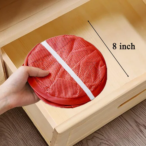 Miniatura 6 de Cesta desplegable para lavandería, cesta plegable de malla para la lavandería, cesta de ropa plegable portátil, contenedor de almacenamiento