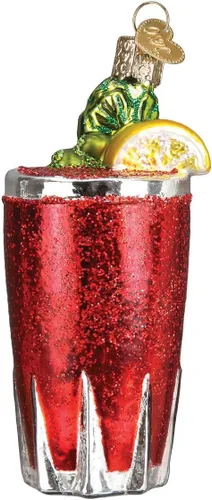 Miniatura 11 de Old World Christmas Margarita - Adorno de vidrio soplado para árbol de Navidad, decoración navideña artesanal, colección de bebidas para adultos