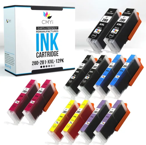 Miniatura 19 de 280XXL - Cartucho de tinta de repuesto para Canon PIXMA TR7520, TR7620, TR8520, TR8620, TR8620a, TR8622, TR8622a, TS6120, TS6220, TS6320, TS702