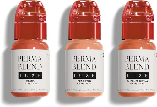 Miniatura 9 de Perma Blend Juego de tintas neutralizantes para maquillaje permanente, pigmento de microblading vegano y suministros de tatuaje para maquillaje