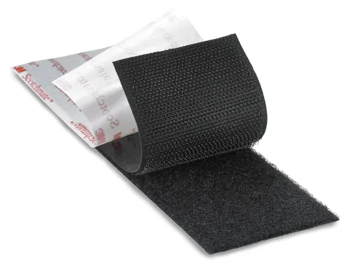 Miniatura 11 de 3M cierre adhesivo con gancho y bucle, SJ3526N/SJ3527N, Negro, 1