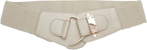 Miniatura 62 de TFJ - Cinturón ancho de moda para mujer, cintura alta, hebilla de gancho de metal dorado, talla XS, S, M, L, XL