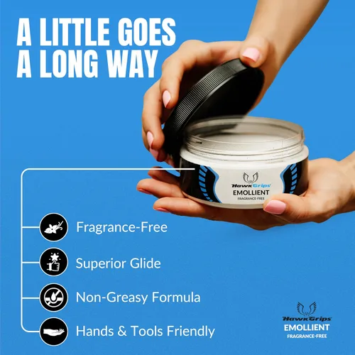 Miniatura 3 de HawkGrips Emoliente en crema de masaje, aplicación de tejidos profundos y blandos a base de aceite, terapia corporal y muscular, ingredientes