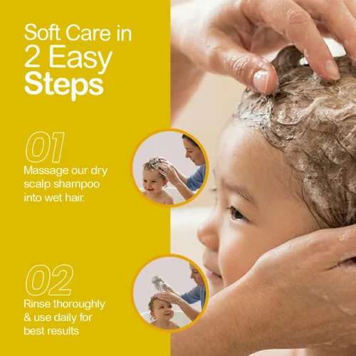 Miniatura 2 de BELLA B Bundle Bee Gone Cradle Cap Champú y cabello saludable para el cuero cabelludo Cradle Cap Tratamiento y acondicionador de 8 onzas, kit