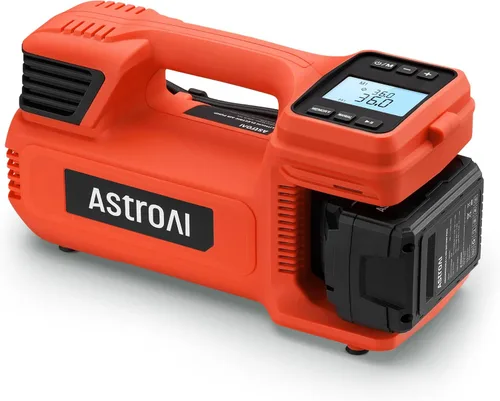 Miniatura 8 de AstroAI TC4 - Inflador de neumáticos con compresor de aire portátil, bomba de aire inalámbrica de 470 W 18 V para neumáticos de camión con batería