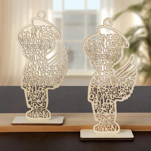 Miniatura 4 de Centros de mesa de bautismo de madera para mesa, centros de mesa para bautizo bodas, decoraciones de comunión Mi Primera, decoraciones de bautismo